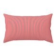 Pillow Cases, Red And White Stripes Wrinkle Resistant Pillowcases with
