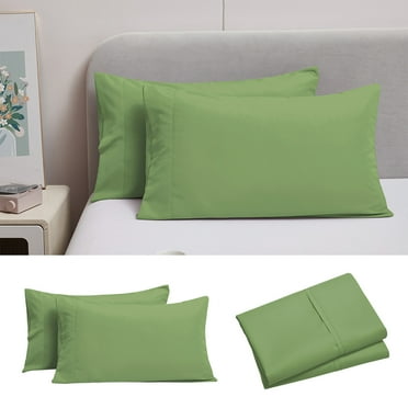 Pillow Cases Set of 2 | Soft Brushed Microfiber Polyester Pillow Covers | Envelope Closure | 20x30 Inch | Shrink and Fade Resistant | Queen Size | Machine Washable | Multiple Colors