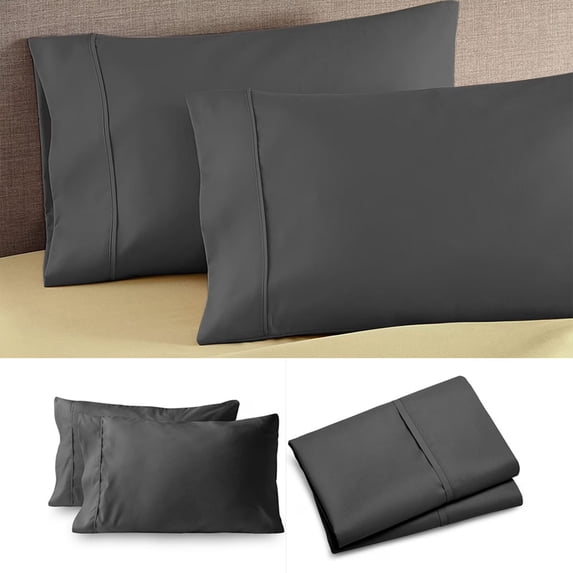 Pillow Cases Set of 2 -Soft Pillowcase, Pillow Case Covers with Envelope Closure Extra Large, 20x36 Inches