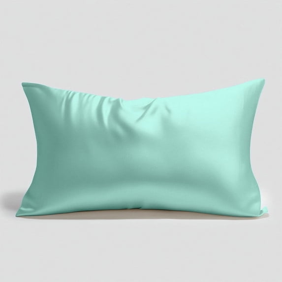 Pillow Cases, Simulated Silk Pillowcase For Hair And - Simulated Silk Pillowcase 25x18in With Closure