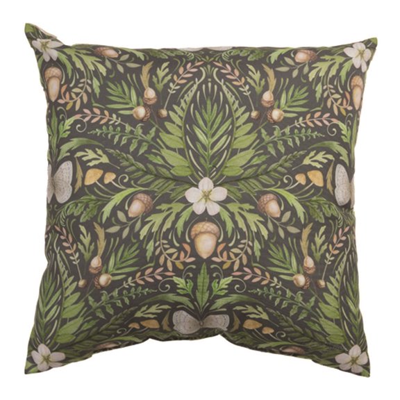 Pillow-Cottage Ferns-Indoor/Outdoor (18" x 18")