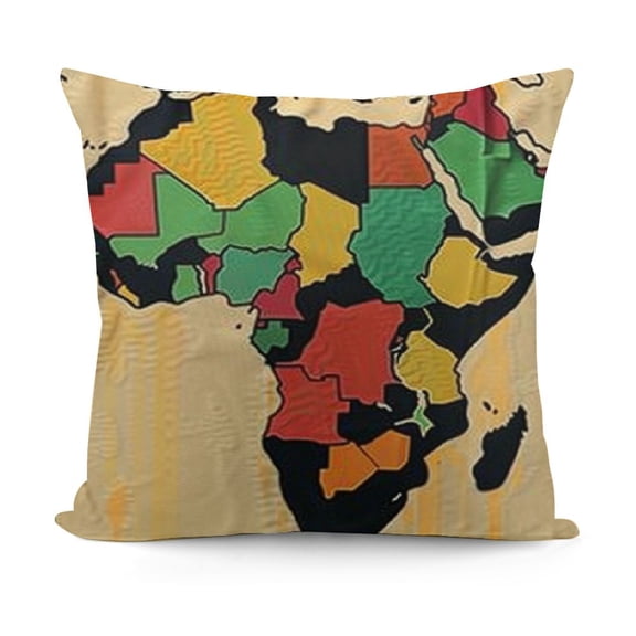 Pillow Cover, Afro History Celebration Month Party Cushion Decoration for Sofa Couch