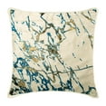 thumbnail image 1 of Pillow Cover, Blue 16"x16" (40x40 cm) Cushion Cover, Velvet Painted Foil Throw Pillow Cover&nbsp;For Sofa, Abstract Pattern Modern Style - Paint Splash, 1 of 3