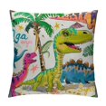 thumbnail image 1 of Pillow Cover Dinosaur Kids Boy Travel Dino Throw Pillow Case  Home Decor for Sofa Livingroom Couch Bedding Decorative Gift, 1 of 5