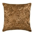 thumbnail image 1 of Pillow Cover, Gold Throw Pillow Cover Couch, Spiral Sequins Pillow Cover, 20x20 inch (50x50 cm) Pillow Cover Decorative, Geometric Modern Pillow Cover, Square Silk - Golden Touch, 1 of 10