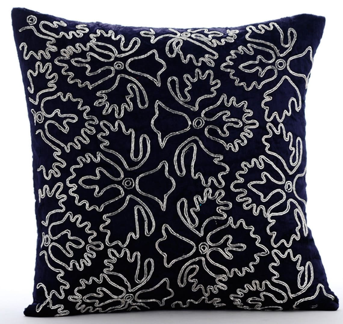 Periwinkle blue pillows hot sale