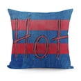 thumbnail image 1 of Pillow Cover Stars Stripes Hat Throw Pillow Case Red Blue Cushion Cover Patriotic Decorative for Home Office, 1 of 5