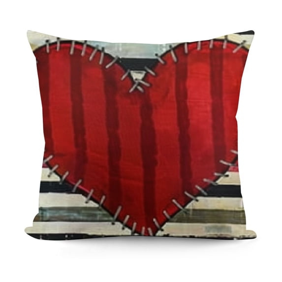 Pillow Cover ,Striped Decorations Holiday Farmhouse Decorative Pillow Case for Sofa Couch Decor