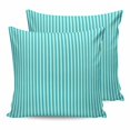 thumbnail image 1 of Pillow Covers 18x18 Set of 2, Modern Striped Throw Pillow Covers Decorative Couch Cushion Cover, Geometric Abstract Minimalist Microfiber Soft Square Pillowcases for Bedroom Living Room Sofa, 1 of 7