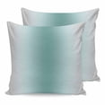 thumbnail image 1 of Pillow Covers 20x20 Set of 2, Teal Grey Ombre Square Throw Pillow Covers for Couch/Sofa/Living Room, Farmhouse Gradient Minimalist Decorative Soft Pillowcases for Couch Throw Pillows, 1 of 9