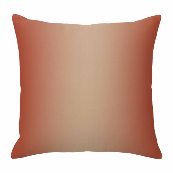 Pillow Covers 24x24 Inch, Red Orange Ombre Linen Pillowcase with Invisible Zipper, Modern Gradient Abstract Art Decorative Throw Pillow Covers Cushion Case for Couch Sofa Bed Living Room