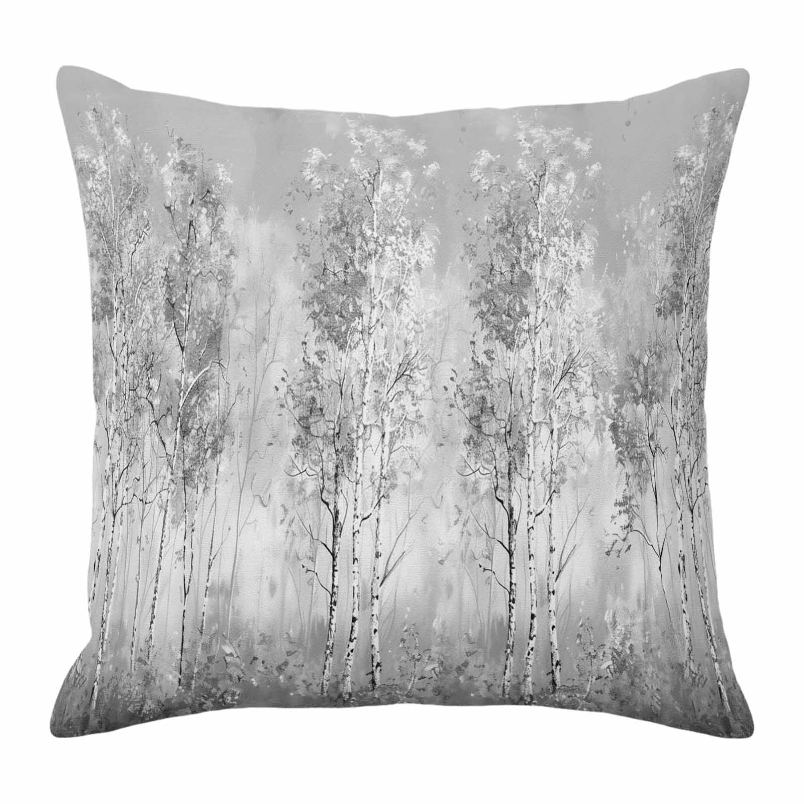 Pillow Covers 26x26 Inch, Grey Vintage Linen Pillowcase with Invisible Zipper, Modern Abstract Art Oil Paiting Decorative Throw Pillow Covers Cushion Case for Couch Sofa Bed Living Room