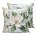 thumbnail image 1 of Pillow Covers 26x26 Set of 2, Country Flowers Throw Pillow Covers Decorative Couch Cushion Cover, Spring Botanical Magnolia Branches Microfiber Soft Square Pillowcases for Bedroom Living Room Sofa, 1 of 7