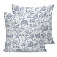 thumbnail image 1 of Pillow Covers 26x26 Set of 2, Farmhouse Spring Throw Pillow Covers Decorative Couch Cushion Cover, Blue Fruit Plant Leaf Flower Country Microfiber Soft Square Pillowcases for Bedroom Living Room Sofa, 1 of 7