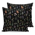 thumbnail image 1 of Pillow Covers 26x26 Set of 2, Spring Wildflowers Throw Pillow Covers Decorative Couch Cushion Cover, Farmhouse Botanical Garden Floral Microfiber Soft Square Pillowcases for Bedroom Living Room Sofa, 1 of 9