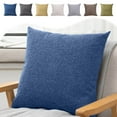 thumbnail image 1 of Pillow Covers 40x40 Linen Pillow Cushions Sofa Cushions Living Room Office Modern Large Backrest Bedside Lumbar Pillow White, 1 of 7