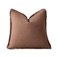 thumbnail image 1 of Pillow Covers 45X45 Inch Luxury Soft Pattern Decorative Throw Pillowcases For Sofa Couch, 80% Ramie Linen 20% Viscose Eco-Friendly Stone Washed Bohemian Design With, 1 of 4