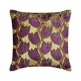 thumbnail image 1 of Pillow Covers, Decorative Green & Purple 18"x18" (45x45 cm) Cushion Covers, Velvet Tulip & Applique Throw Pillows For Couch, Floral Pattern Modern Style - Tulip Around, 1 of 3