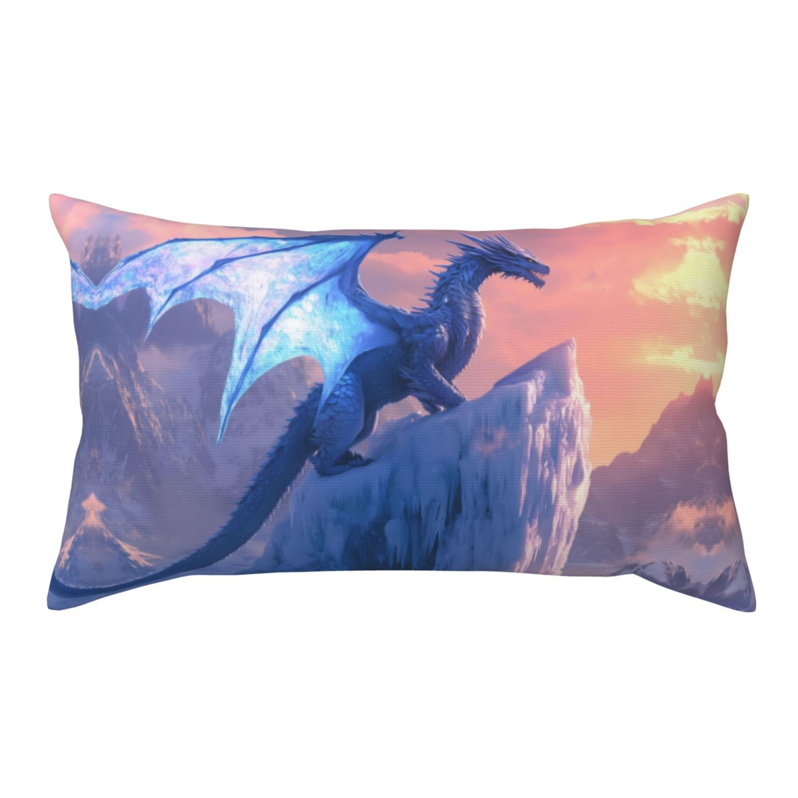 Pillow Covers Frozen Peak Ice Dragon Soft Pillow Cases Standard Size
