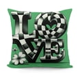 thumbnail image 1 of Pillow Covers , Green Love Truck Shamrocks Farmhouse Throw Pillowcases for Home Sofa Couch Cushion Decoration, 1 of 5