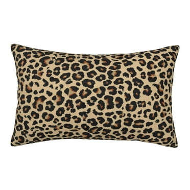 Pillow Covers, Leopard Print-1 Fuzzy Pillow Cases Queen Size with Hidden Zipper, Comfy Bedding Counch Throw Decorative Pillowcase, Soft Pillow Protectors Mult Sizes 14x20