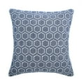 thumbnail image 1 of Pillow Covers, Linen Embroidered Throw Pillow Cover, Geometric Pattern Cushion Covers 22 x 22 Blue Linen Pillows, Blue Pillow Covers 22x22 inch (55x55 cm) - Linen Closet, 1 of 4