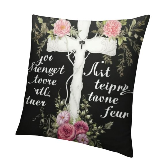 Pillow Covers, Pillow Cover, Room Decor, Inspirational Decorative, Faith