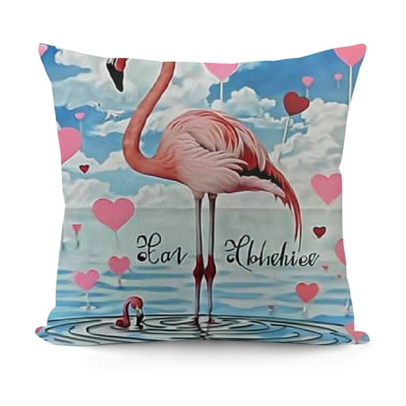 Pillow Covers,Pink Just A Who Loves s Throw Pillow Cover, Themed Decor for Bedroom s Room,Gifts for Lovers