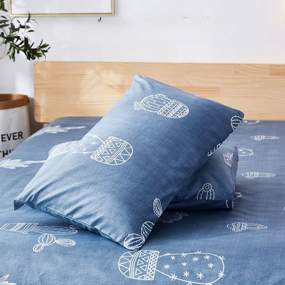 Pillow Covers Queen Size 1 PC Buy It Bed Pillow Pillowcases Print Boho Pillow Shams Envelope Closure Pillow Protector Bed Cover 19x29 Inch