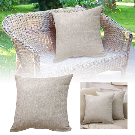 Pillow Covers Soft Breathable Throw Cases Polyester Fabric Durable Allergy Friendly Easy Installation with Zipper Closure for Cozy Home