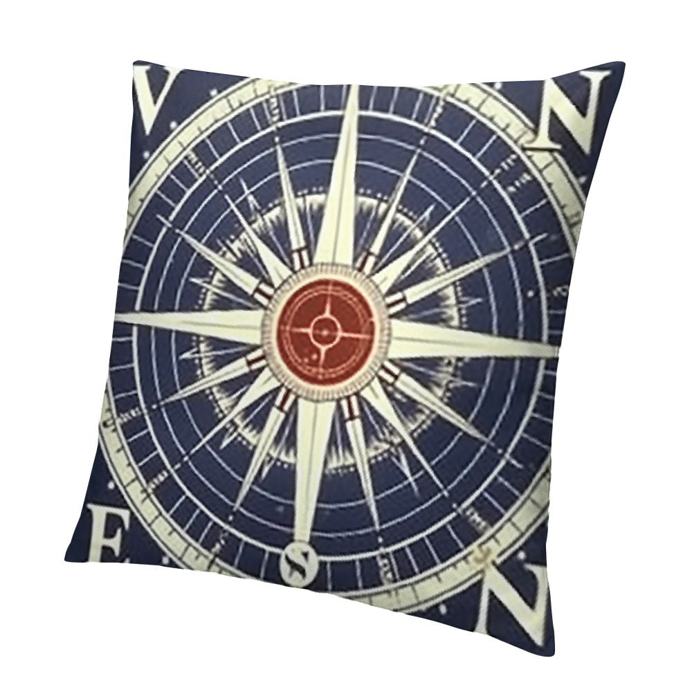 Pillow Covers Two Sides Navy Blue Decorative Throw Pillow Cases for