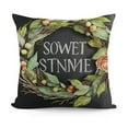 thumbnail image 1 of Pillow Covers Welcome Home Quote Decorative Throw Pillow Square Cushion Cover, 1 of 5