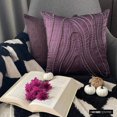 thumbnail image 1 of Pillow Covers With Zippers, Pillow Cover&nbsp;For Sofa, Pillow Covers 20x20 inch (50x50 cm) Purple, Silk Throw Pillow Covers, Handmade Pillow Covers, Modern, Abstract - Purple Circuit, 1 of 10