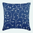 thumbnail image 1 of Pillow Covers With Zippers, Royal Blue Pillow Covers For Couch 16x16 inch (40x40 cm), Linen Designer Fabric Pillow Covers, Nature & Floral, Pearl, Ivy, Contemporary - Day Dreamer, 1 of 7