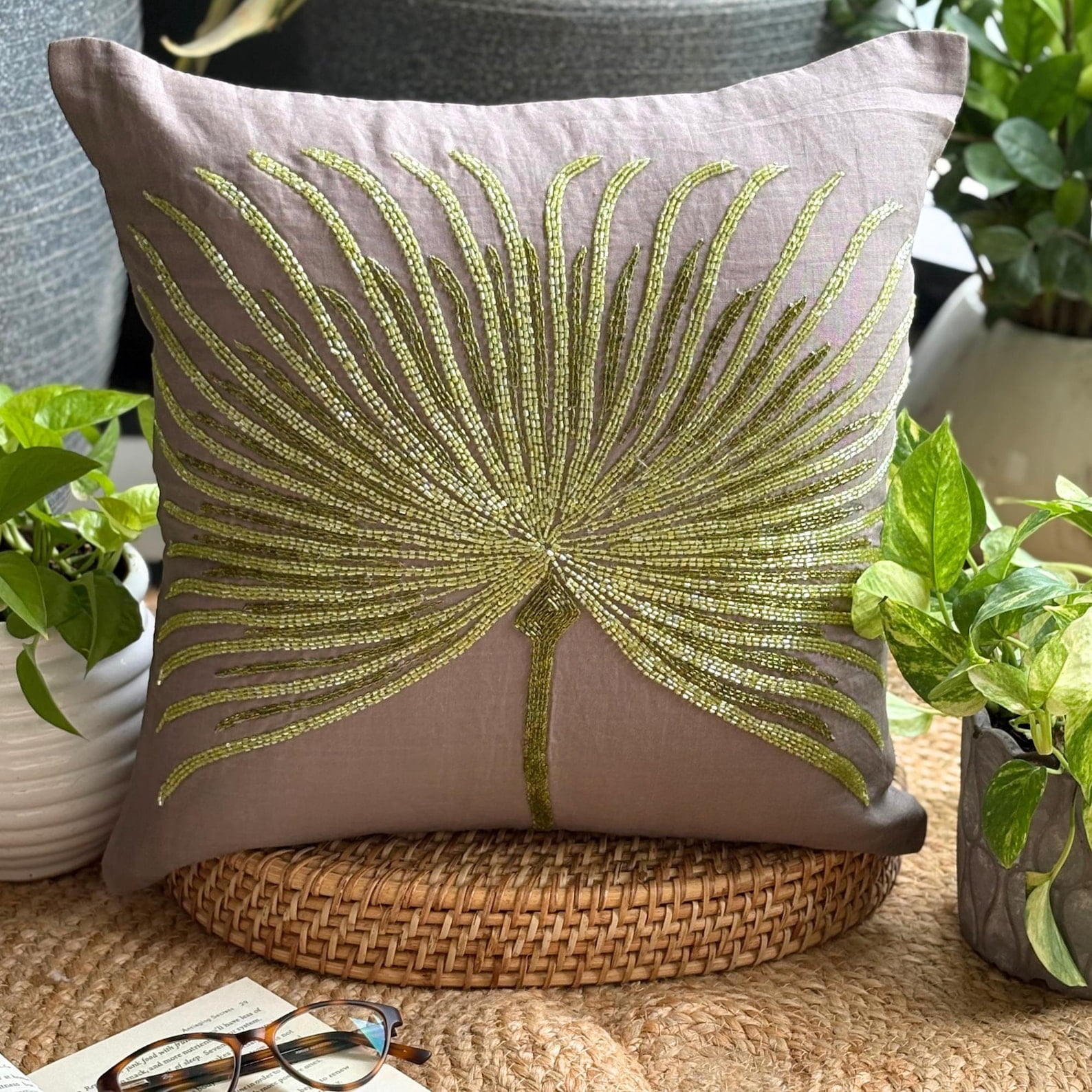 クッションカバー Tikku Zipped Cushion Cover 45cm Pillow Covers With Zippers, Throw Pillow Covers, Pillow Covers