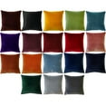 thumbnail image 1 of Pillow Decor Castello Soft Velvet Cushion Throw Pillow (Sizes: 12x20, 17x17, 20x20), Complete with Poly Pillow Insert, 1 of 4