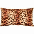 thumbnail image 1 of Pillow Decor Kitsui Leopard Throw Pillow 12x20 Cotton Rectangular Pillow, 1 of 2