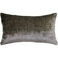 thumbnail image 1 of Pillow Decor Venetian Velvet Cloud Gray Lumbar Pillow 12x20 Polyester Rectangular, 1 of 2