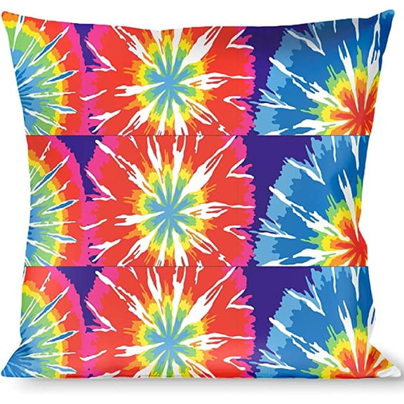 buckle-down throw pillow - 70's tie dye
