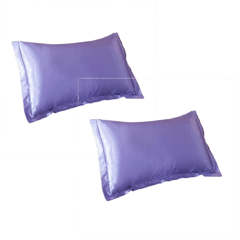 Pillow For Side Sleepers Solid Color Faux Silk Pillowcase Silk No Zipper Envelope Pillow Pillow Cover Walmart