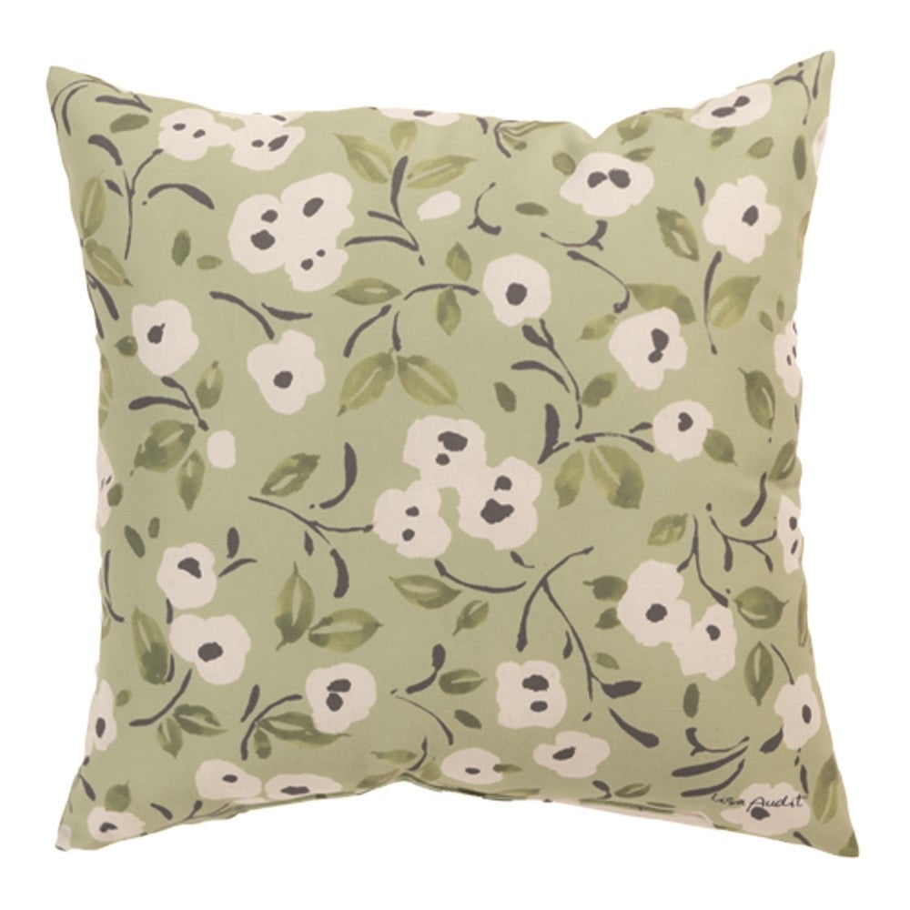 Pillow-Green-Green Fields-Indoor/Outdoor (18" x 18")