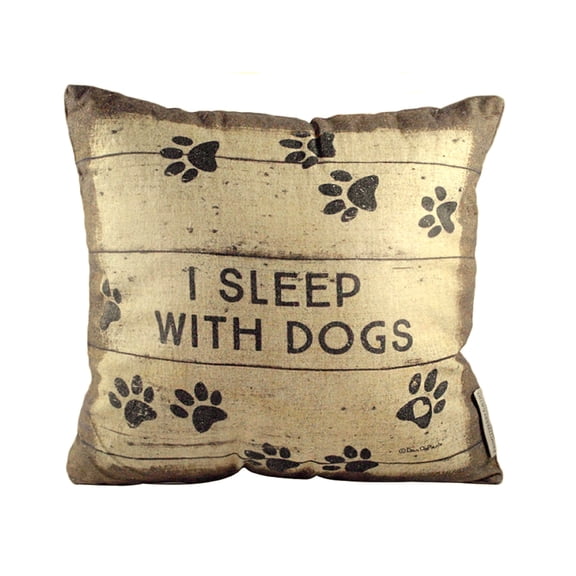 Pillow - I Sleep With Dogs