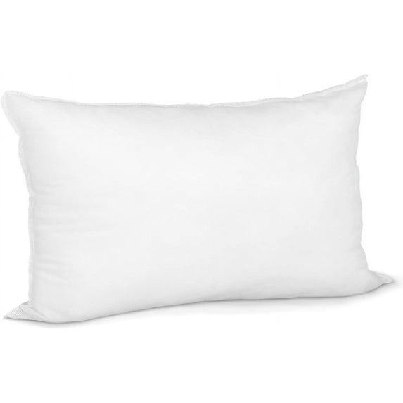 Pillow Insert 12" x 18" Indoor Outdoor Polyester Filled Standard Cover