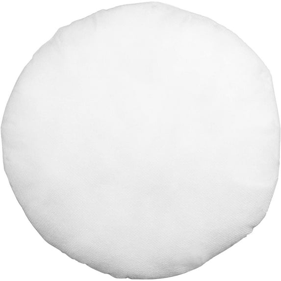 Pillow Insert 20" Round Polyester Filled Standard Cover