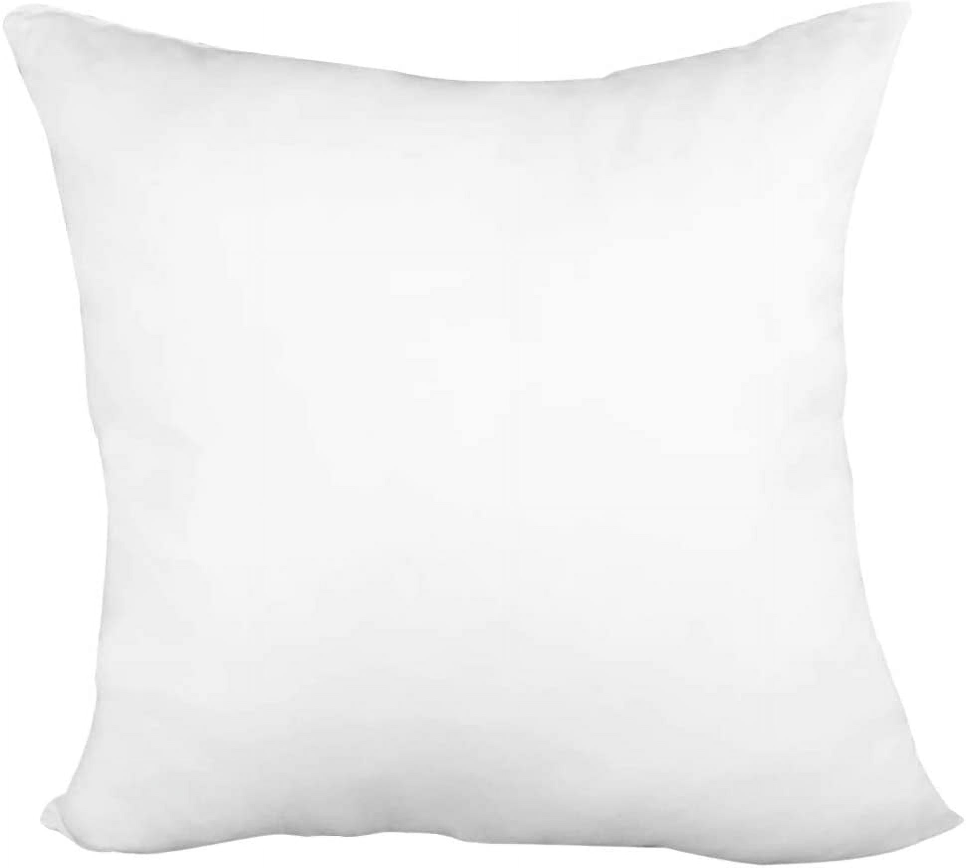 Pillow Insert 24" x 24" Polyester Filled Premium Fabric Cover