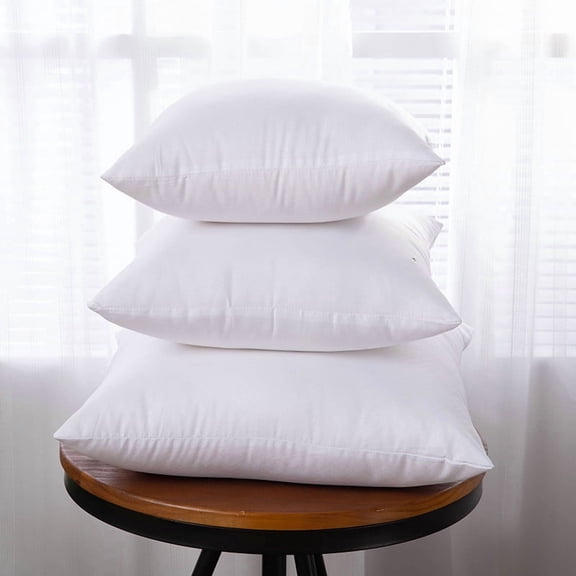 Pillow Insert Sofa Cushion, Hotel Style Milk Silk Pillow Core with Zipper for Decorative Throw Pillows, Breathable and Wrinkle-resistant, Topliu