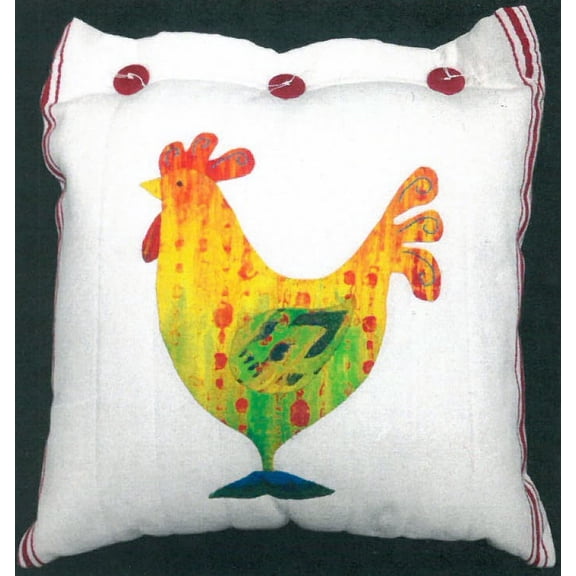Pillow Kit - Birdy Cushion Kit Birds Roosters Cushions Pillows Kit - Sold by the Kit