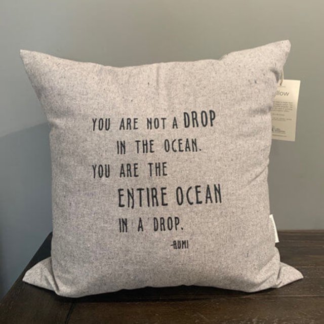 Pillow Ocean Drop