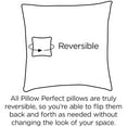 thumbnail image 1 of Pillow Perfect 501420 Fresco Black Oversized Rectangle Throw Pillow (Set of 2), 1 of 4