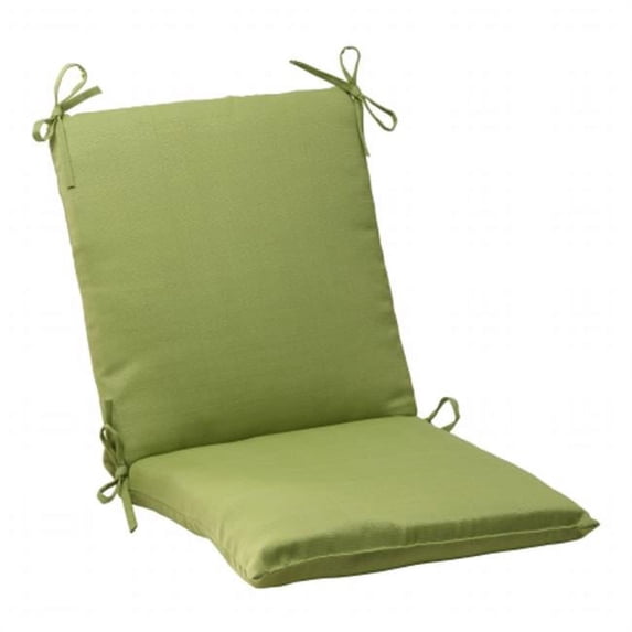 Pillow Perfect 505992 Forsyth Green Squared Corners Chair Cushion